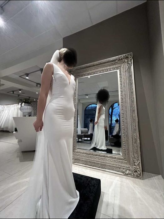 Przepiękna suknia ślubna , rozmiar 36, kolor off white + welon gratis