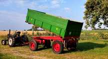 Przyczepa wywrotka 6 ton 3 strony wywrot KRONE super stan auto San