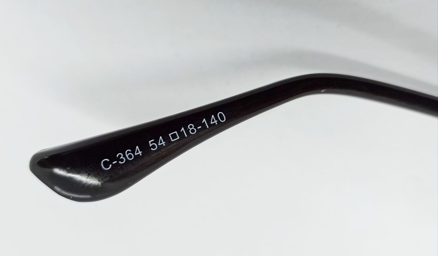 Брендовые очки женские серый градиент в черном металле овальные 364