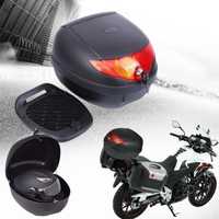 Top case mala com fecho moto 28 L e 52 L cafe racer