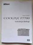 NIKON Coolpix P7700. Nowa, oryginalna instrukcja obsługi PO POLSKU.