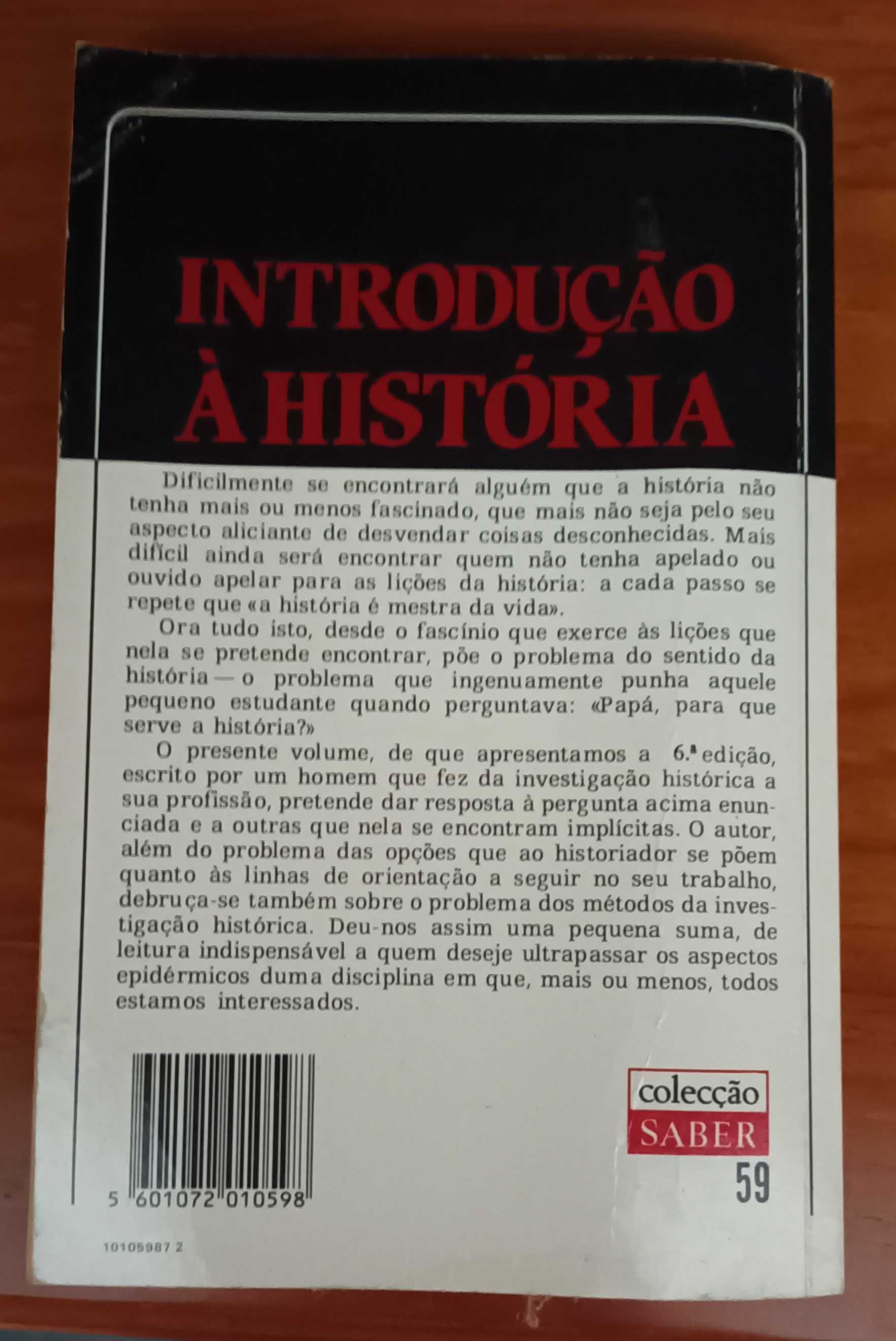 Livro "Introdução à história"