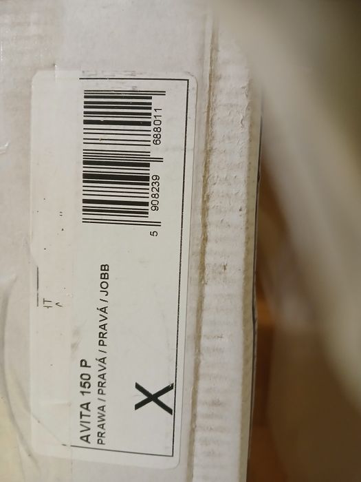 Nowa wanna Besco Avita 150x75 prawa