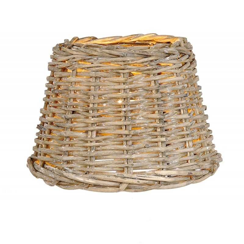 Klosz Abażur rattanowy Ø 23X17 CM W4RO0081