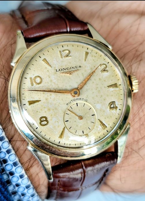 Oryginalny szwajcarski zegarek Longines z 1952
