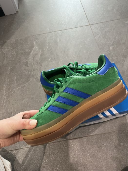 Adidas Gazelle Bold зелені кросівки