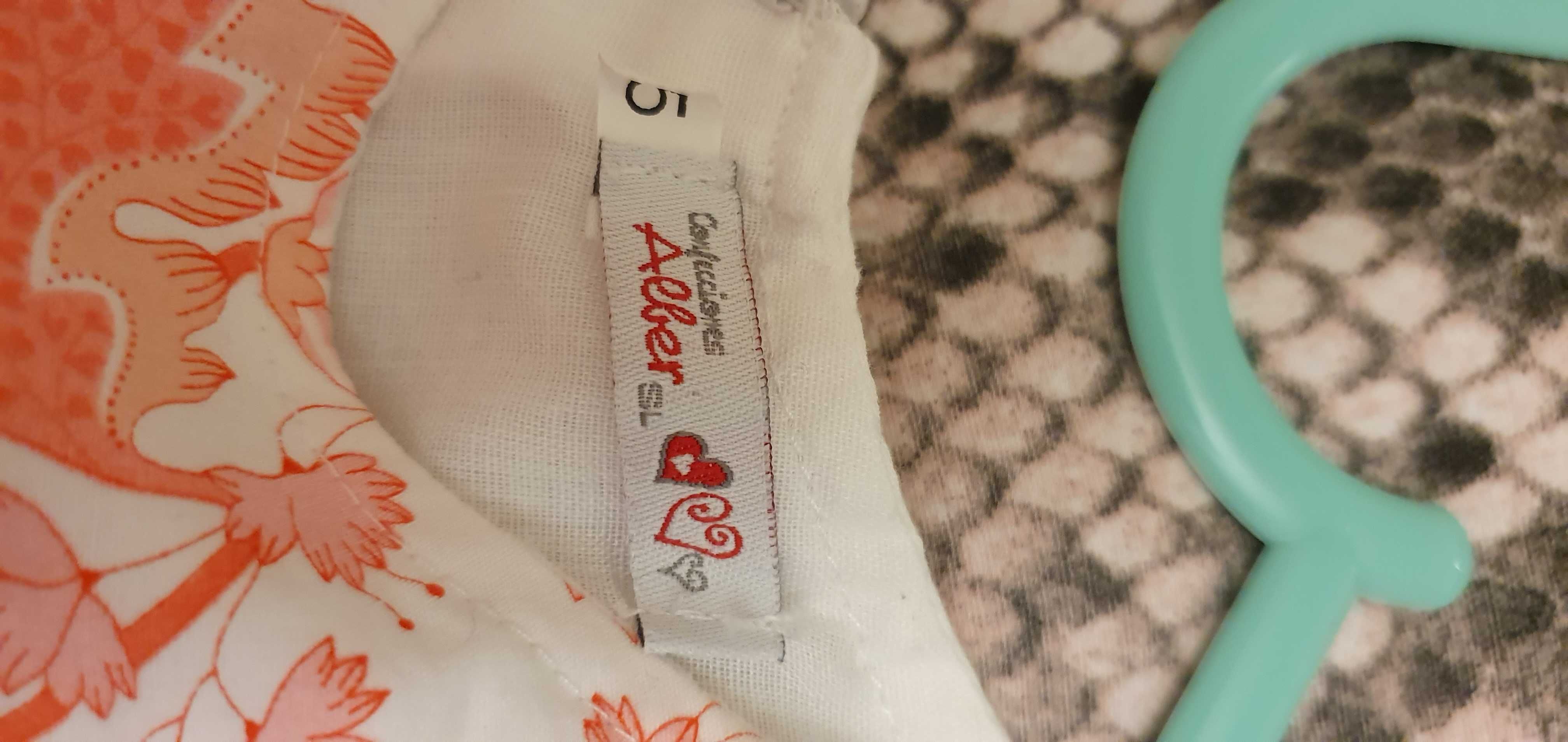 Sukienka z falbanką 110 wesele komunia