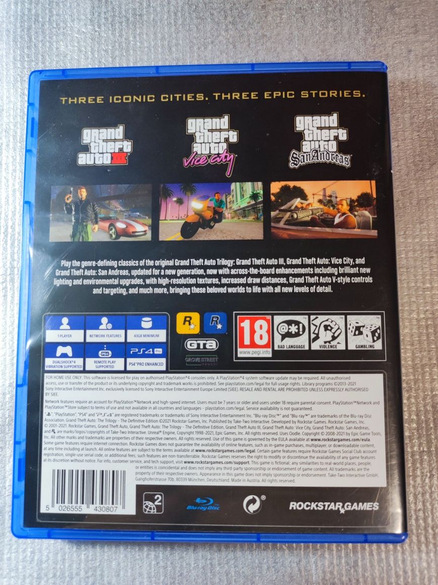 GTA Trilogy | Gra PS4