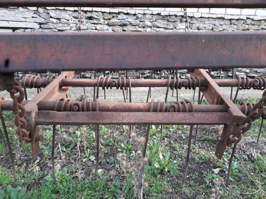 Борона пружинная навесная 6метров