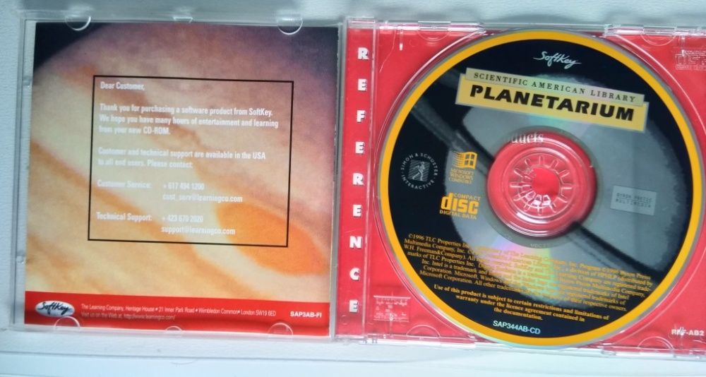 CD Rom Scientific American Library Planetarium