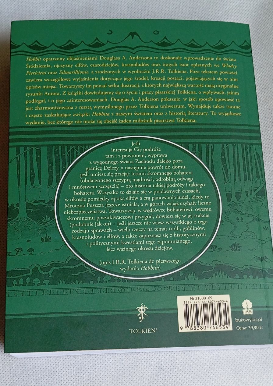 Hobbit z objaśnieniami J. R. R. Tolkien