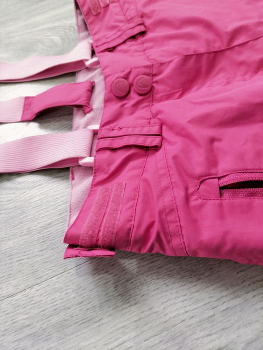 Różowe spodnie narciarskie 116cm