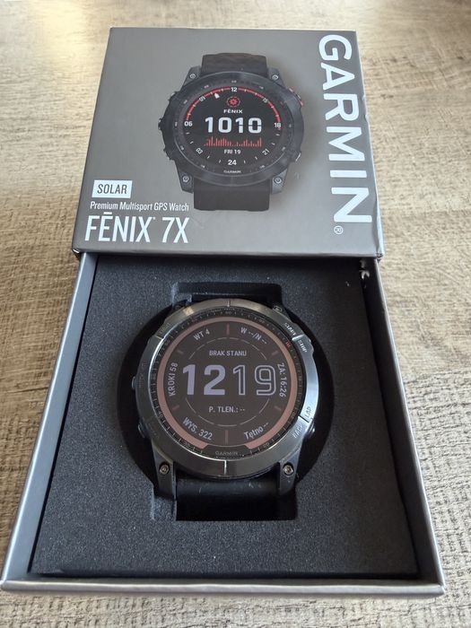Zegarek Garmin Fenix 7x Solar IDEALNY !!!