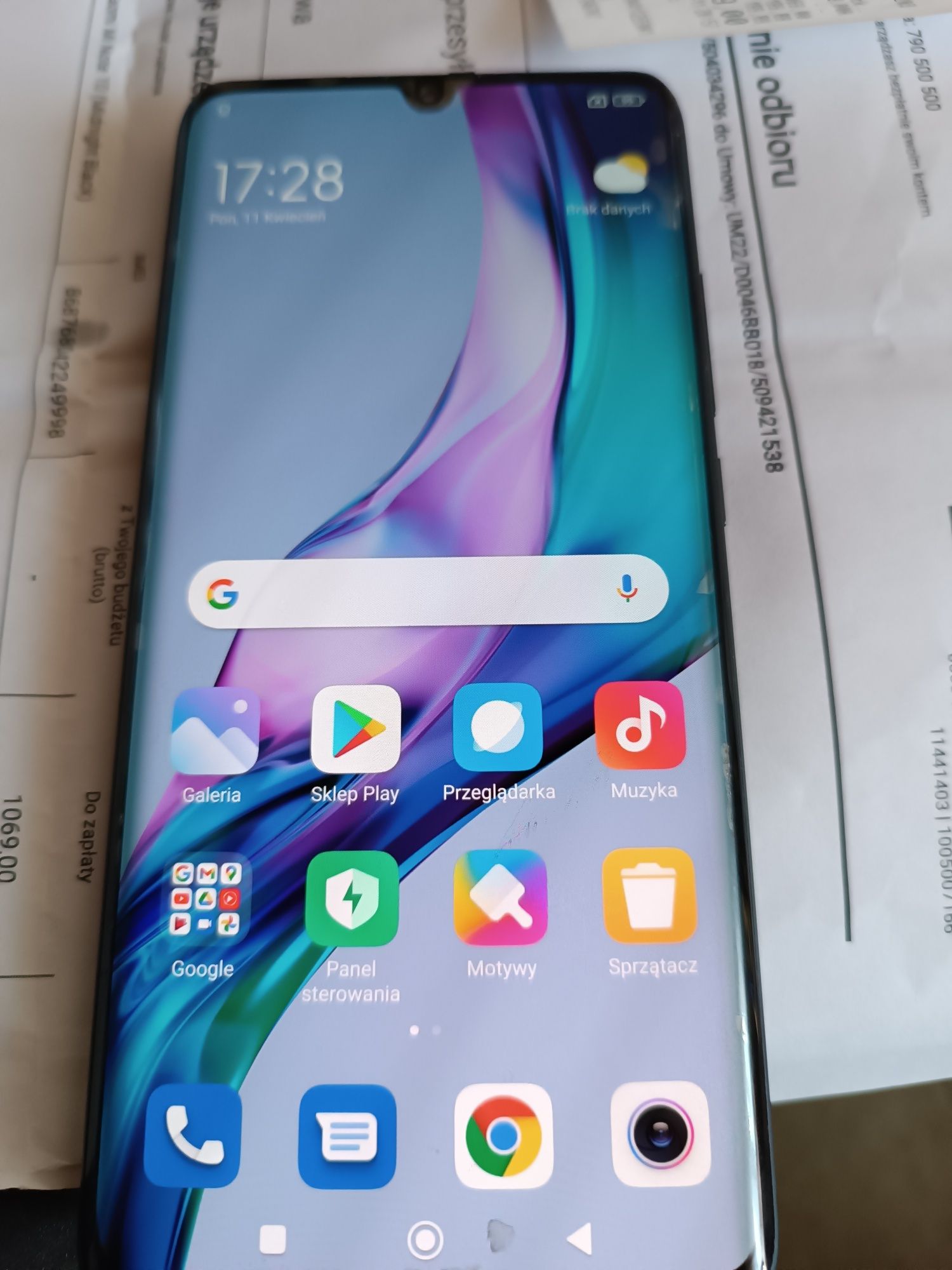Smartfon telefon MI Note 10 6GB 128RAM