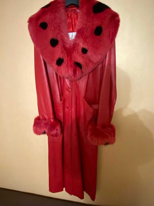 Плащ з натуральної шкіри