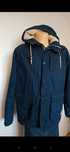 Sg Kurtka męska M H&M granatowa męska kurtka parka M ociepla na