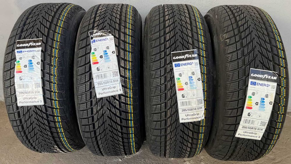 205/55R16 Goodyear UltraGrip Performance 3 cztery opony zimowe 2025r