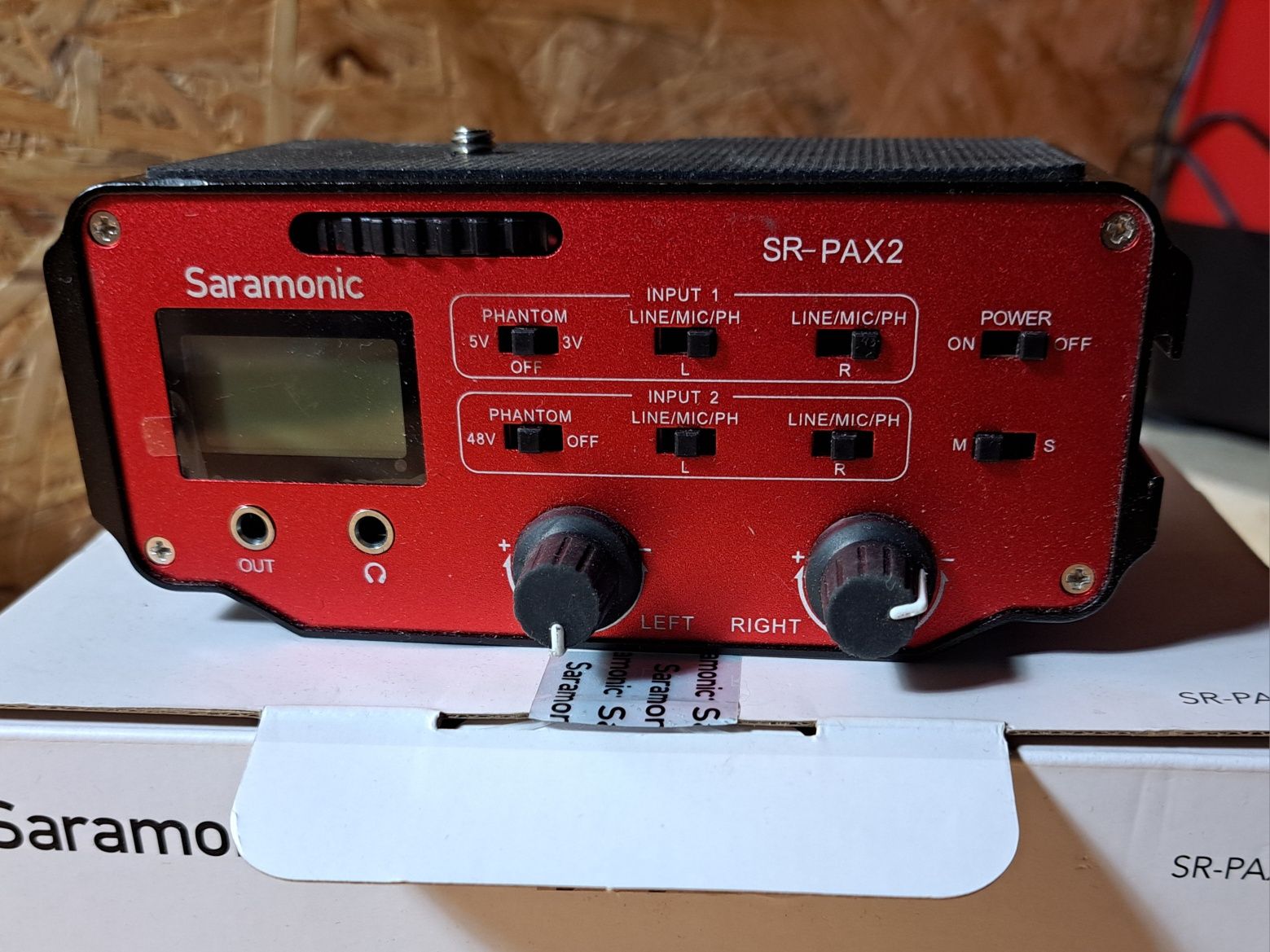 Saramonic SR PAX2 adapter audio