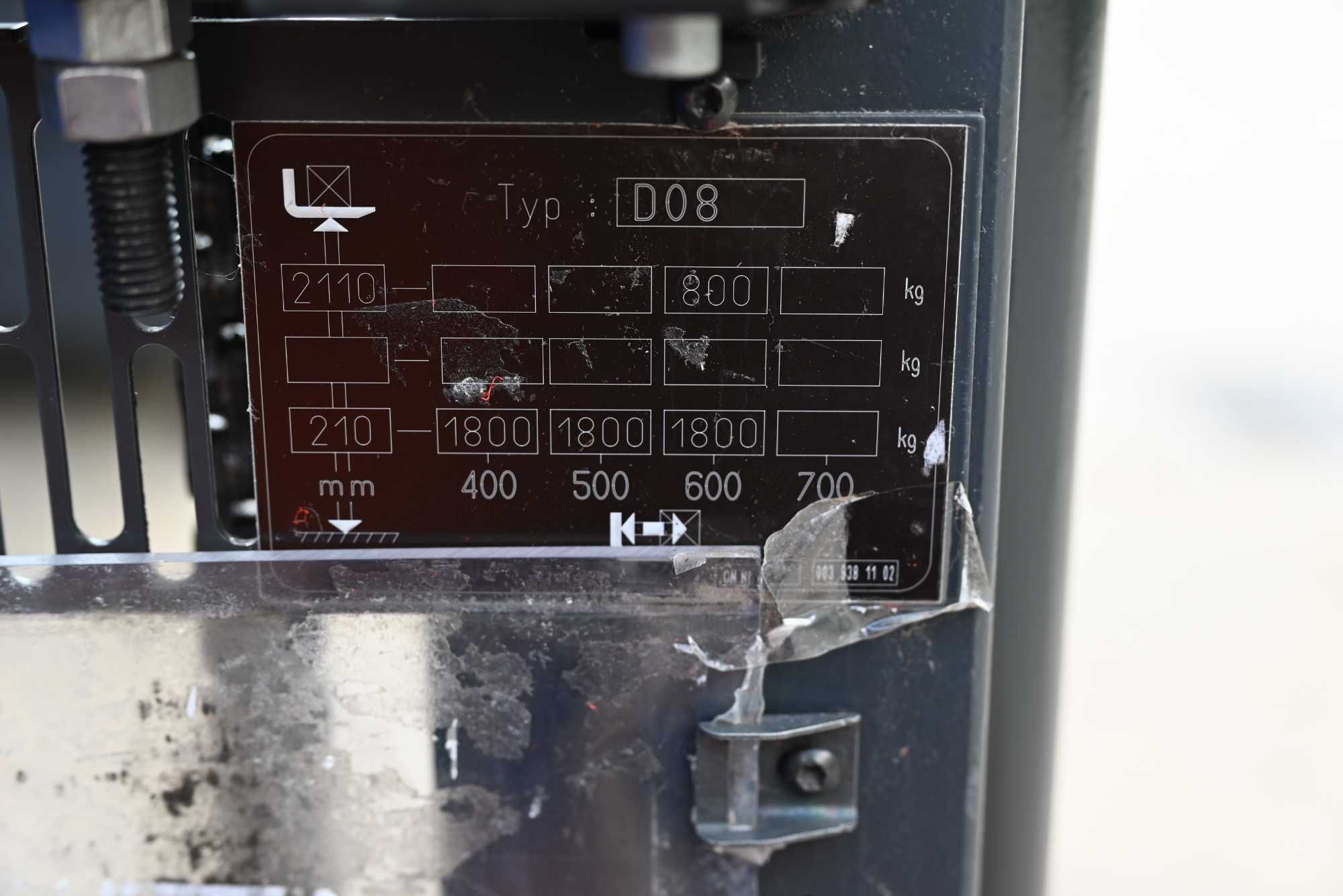 Paleciak elektryczny Linde D08 2018rok Wstępne podnoszenie FHP 286