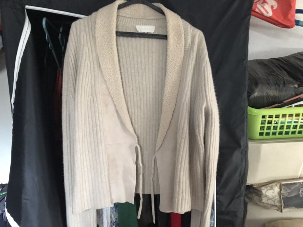 Max Mara casaco em pura lã virgem e Caximira - oferta camisa