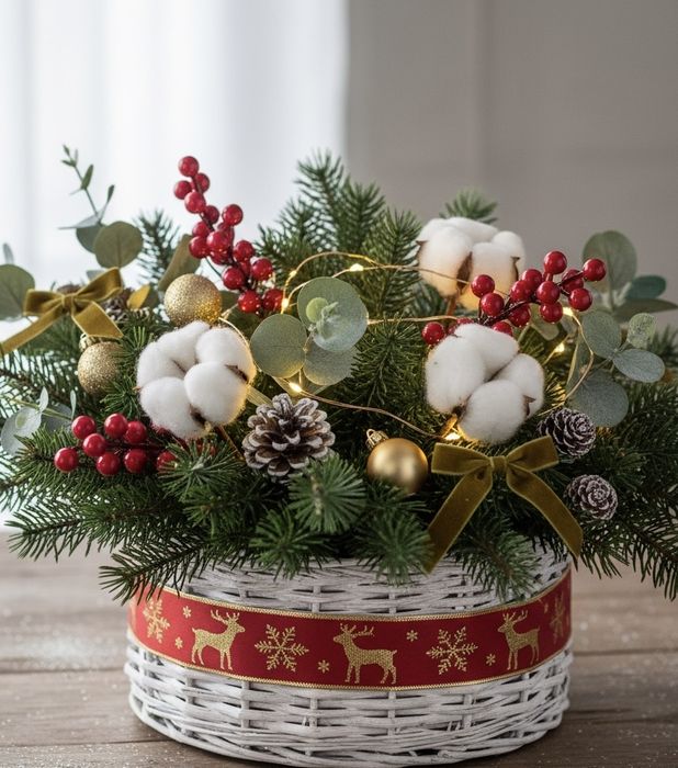 Новорічні композиції, Новорічний декор, Новорічні букети