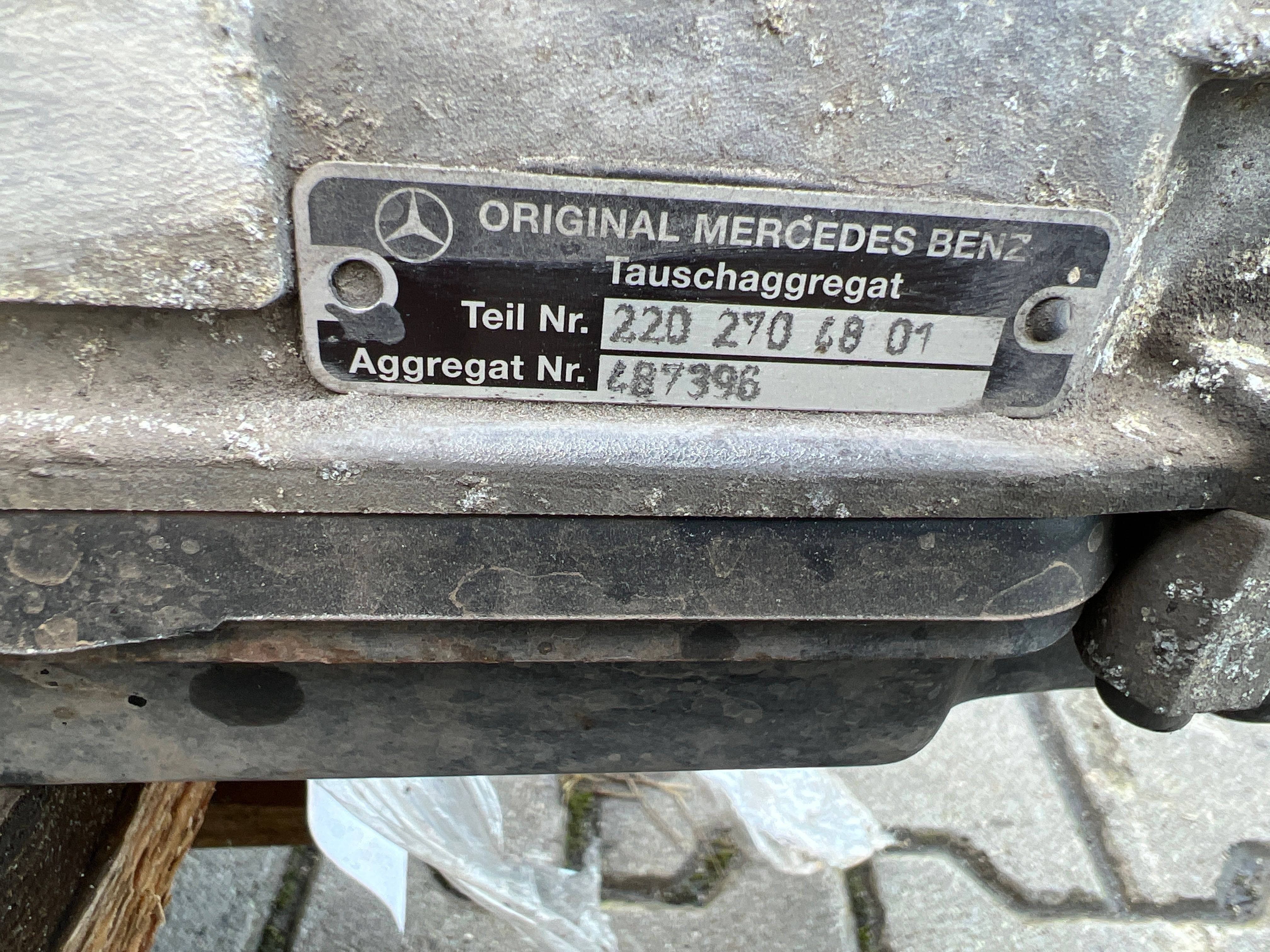 Mercedes 722626 skrzynia biegów 3.2 cdi