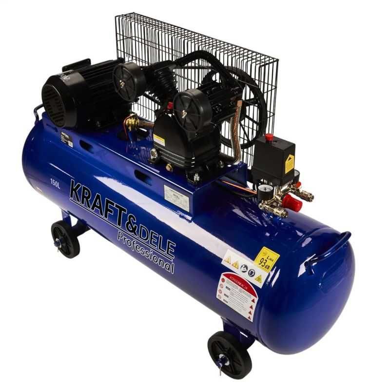 KRAFT&DELE Kompresor Sprężarka Olej Silnik 2-tłoki 150l 5.2km KD4060