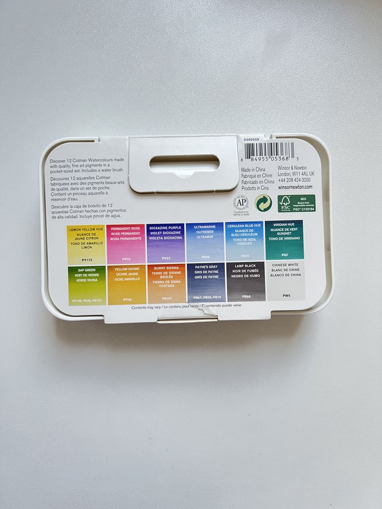 Акварель winsor&newton