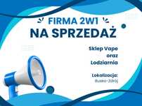 Na sprzedaż: Lodziarnia + Sklep Vape | Gotowy biznes 2w1 | 180 m²