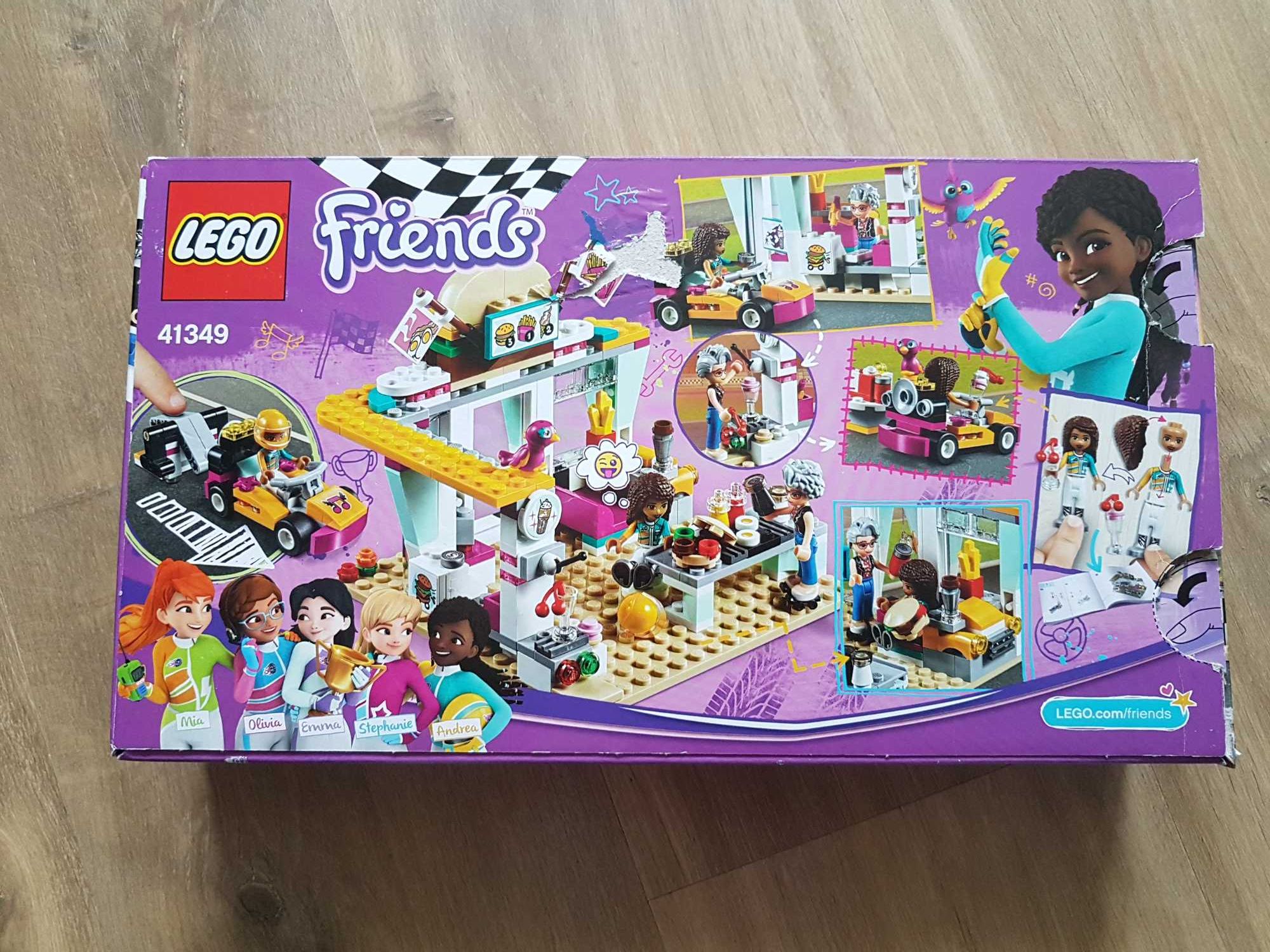 Klocki LEGO Friends 41349 Wyścigowa restauracja wiek 6-12 lat