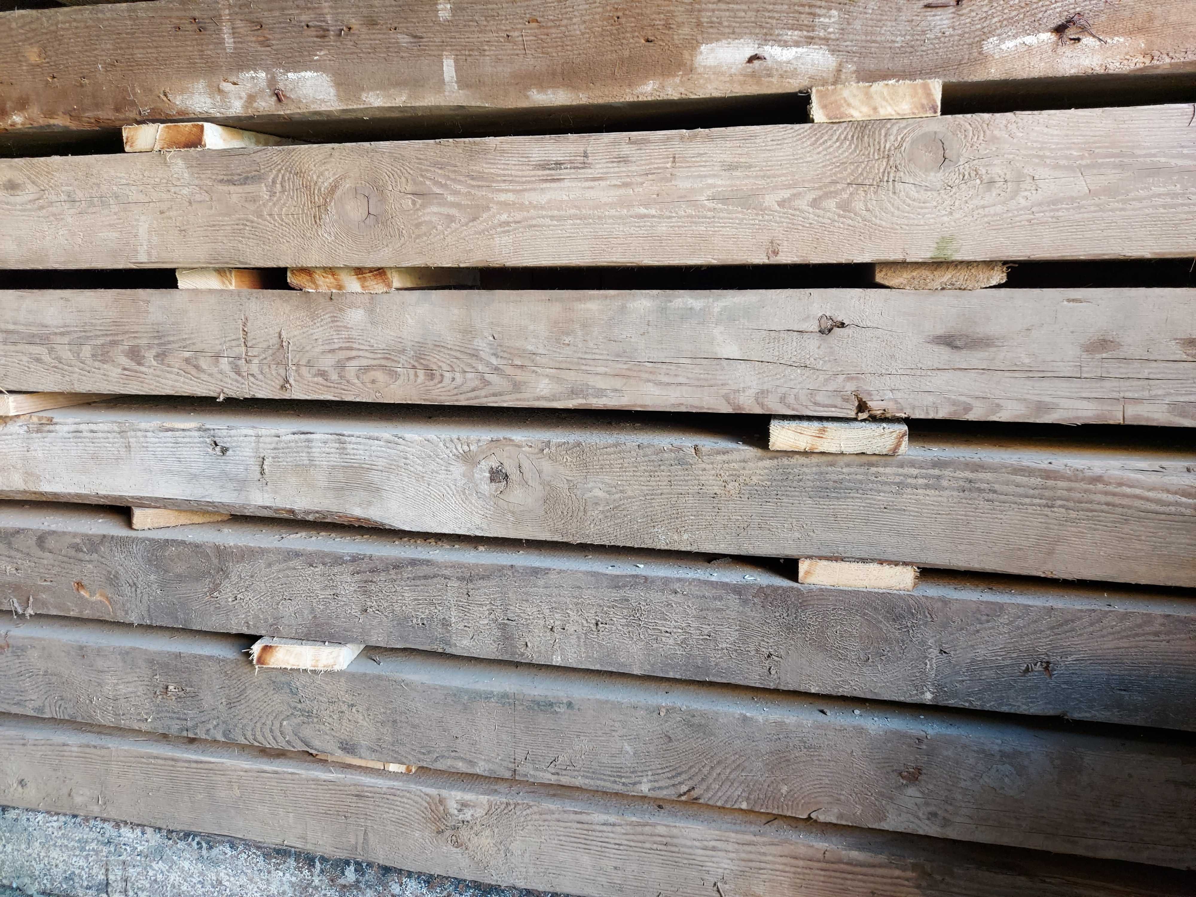 Belka kantówka drewniana długa drewno suche meble vintage loft