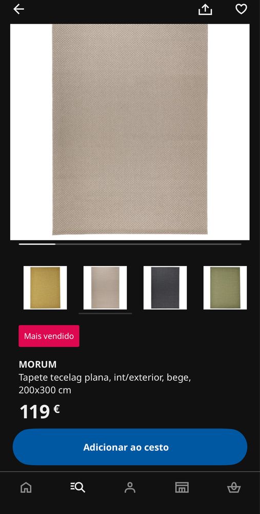 2 tapetes de exterior MORUM da IKEA