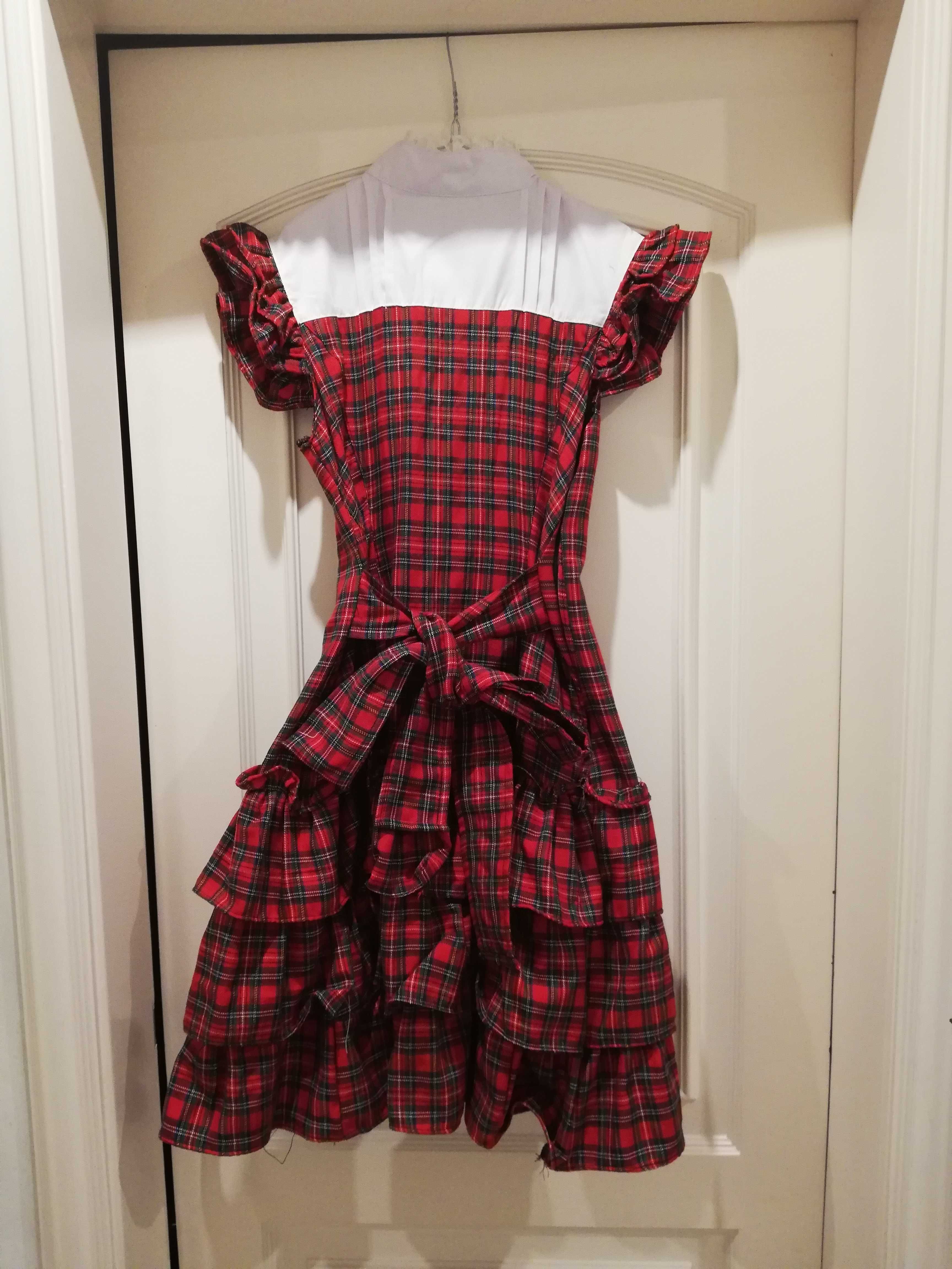 Vestido lolita gótico / punk tartan