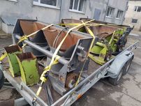 Січкарння розкидачі.Комбайн Claas Lexion 480.580.По запчастинах вал