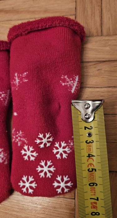 Skarpetki świąteczne czerwone jak nowe na święta unisex 50 - 68