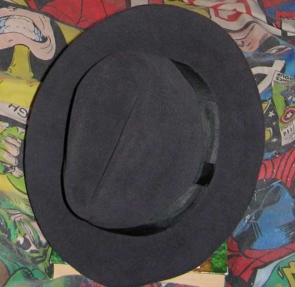 Шляпа мужская фетр федора с широкими полями 58 р винтажная