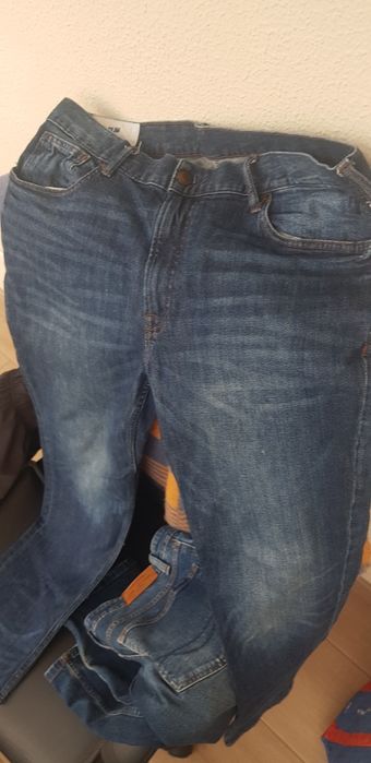 Calças Denim Slim 38