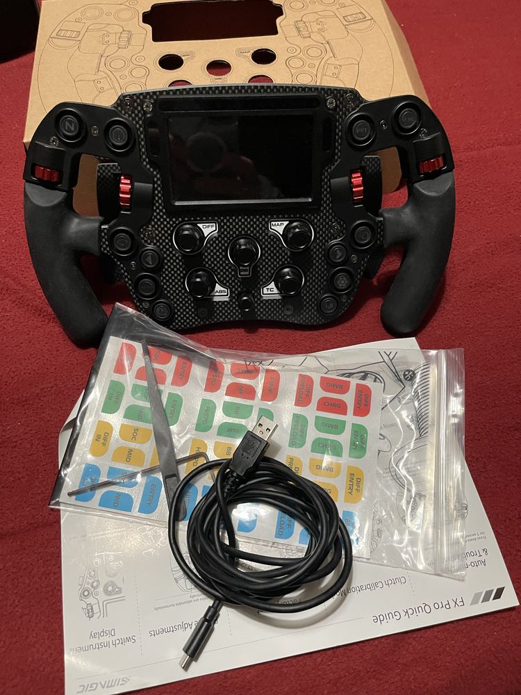 Volante simulador de carros simagic fx pro