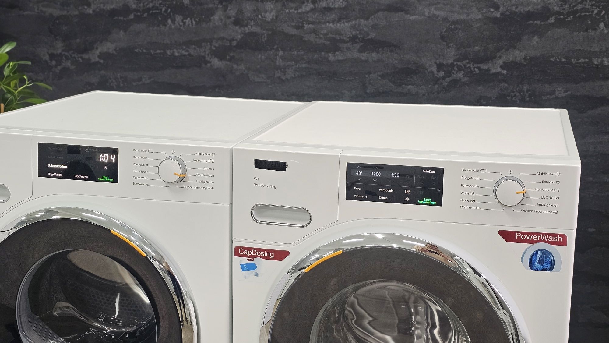 Комплект пральна та сушильна машинка TWF 760 - WWG660 9кг TwinDos A+++