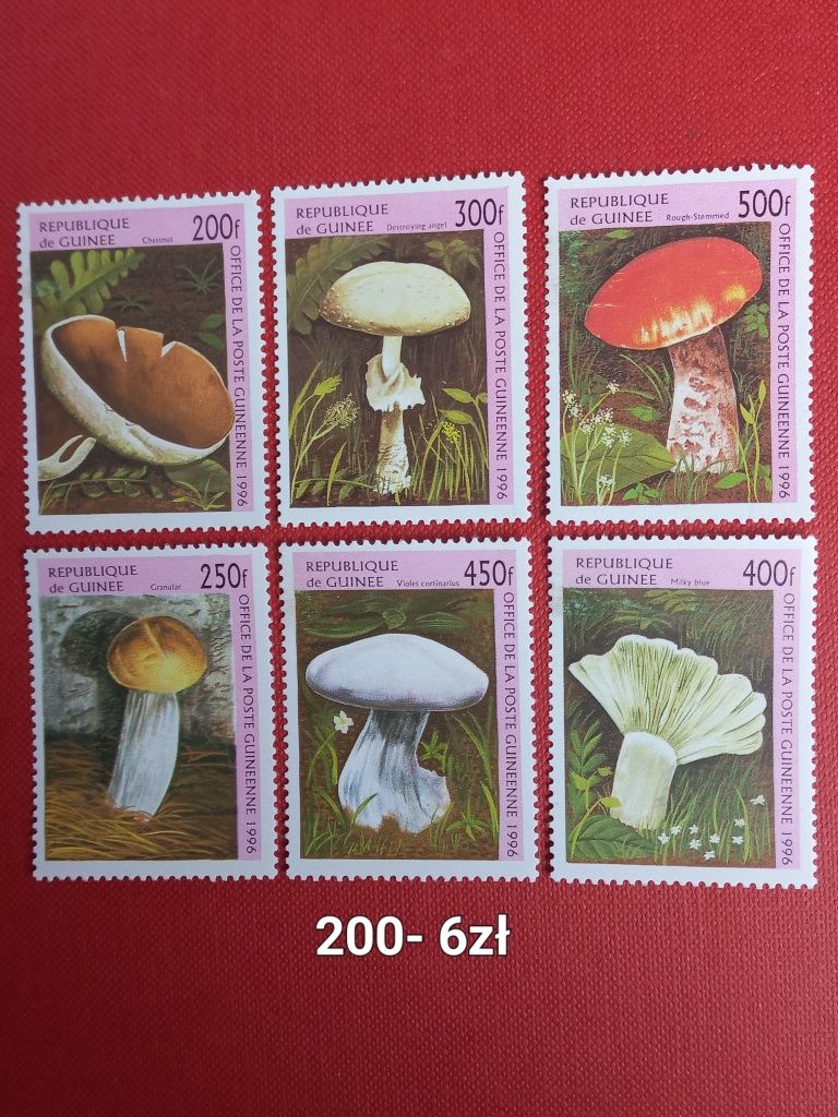 Znaczki pocztowe- flora/grzyby 8