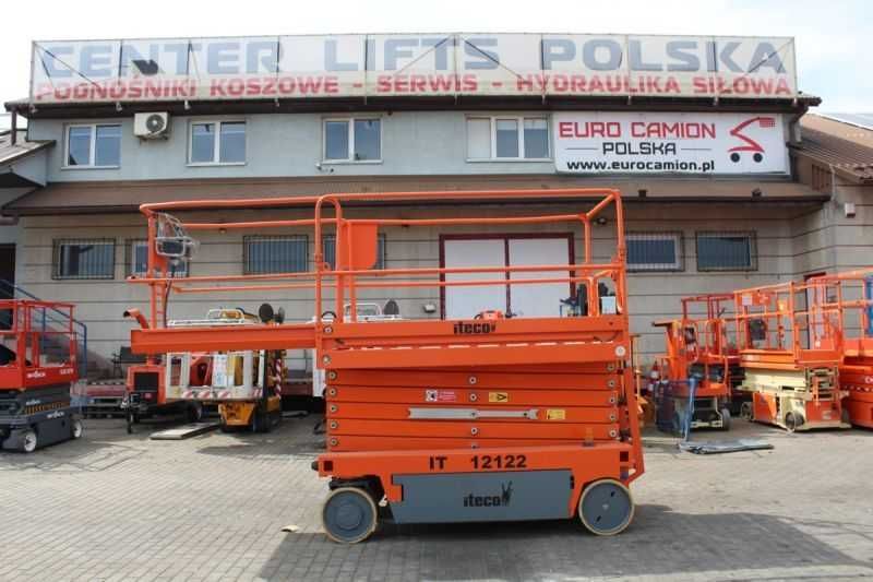 Iteco IT12122 nożycowy podnośnik zwyżka 14 m haulotte genie 4047 jlg