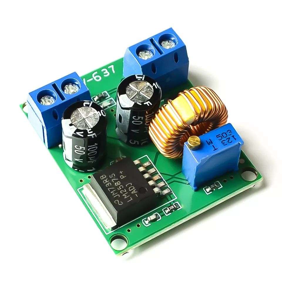 Підвищуючий модуль DC/DC HW-637 вхід:3-35V вихід:4-40V, лот 3шт.