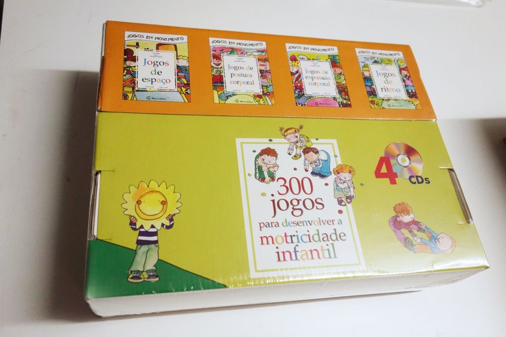 Jogos em movimento - livros de educação física infantil - NOVO