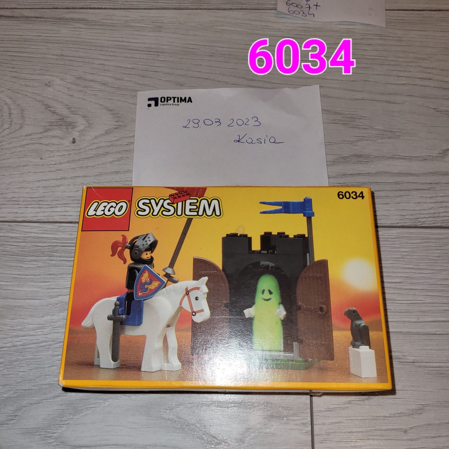 LEGO  6034 Castle - Świecący duch Black Monarch's Ghost  lata 90