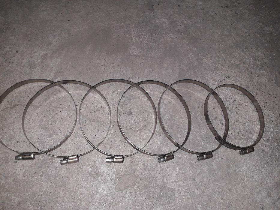 Продам хомут 120...140мм нерж.