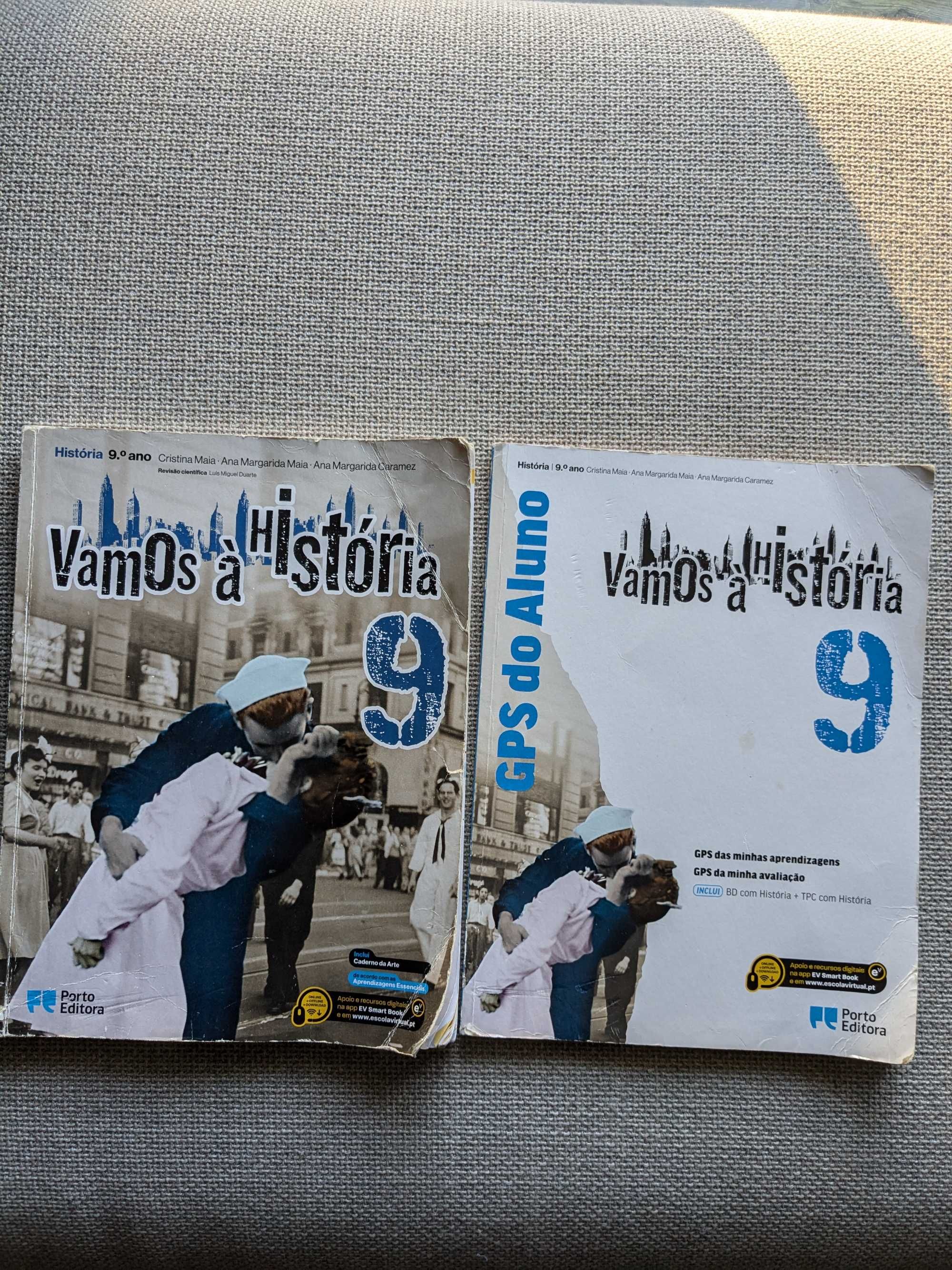 Manuais e cadernos 9º ano Matemática, História, Ciências Naturais, etc