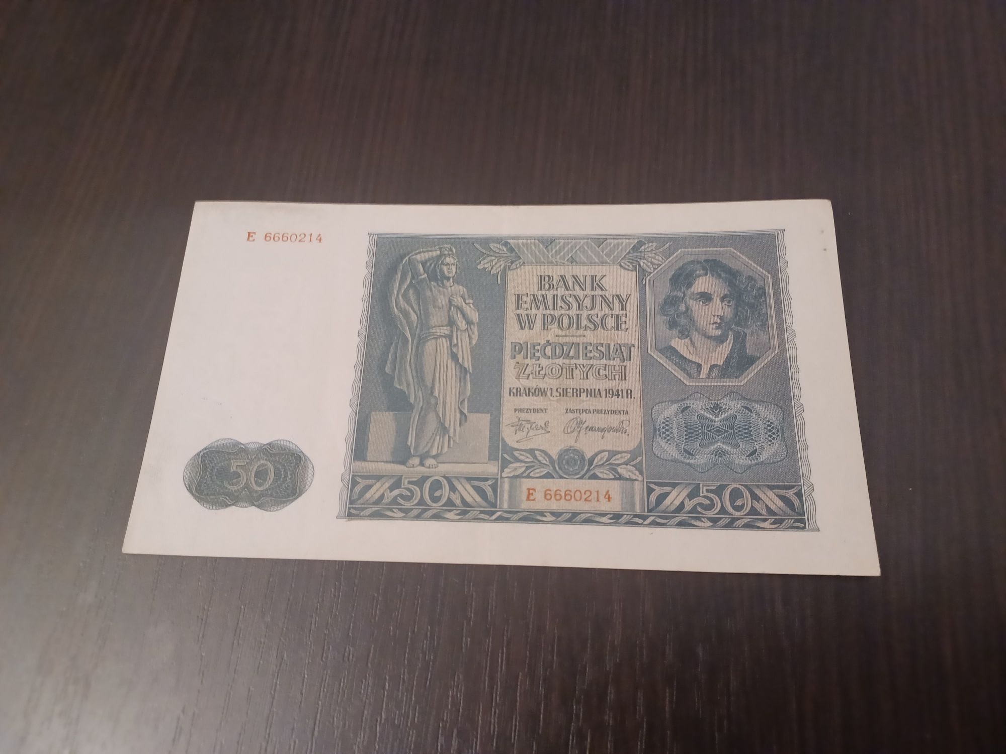 Banknot 50 zł 1941