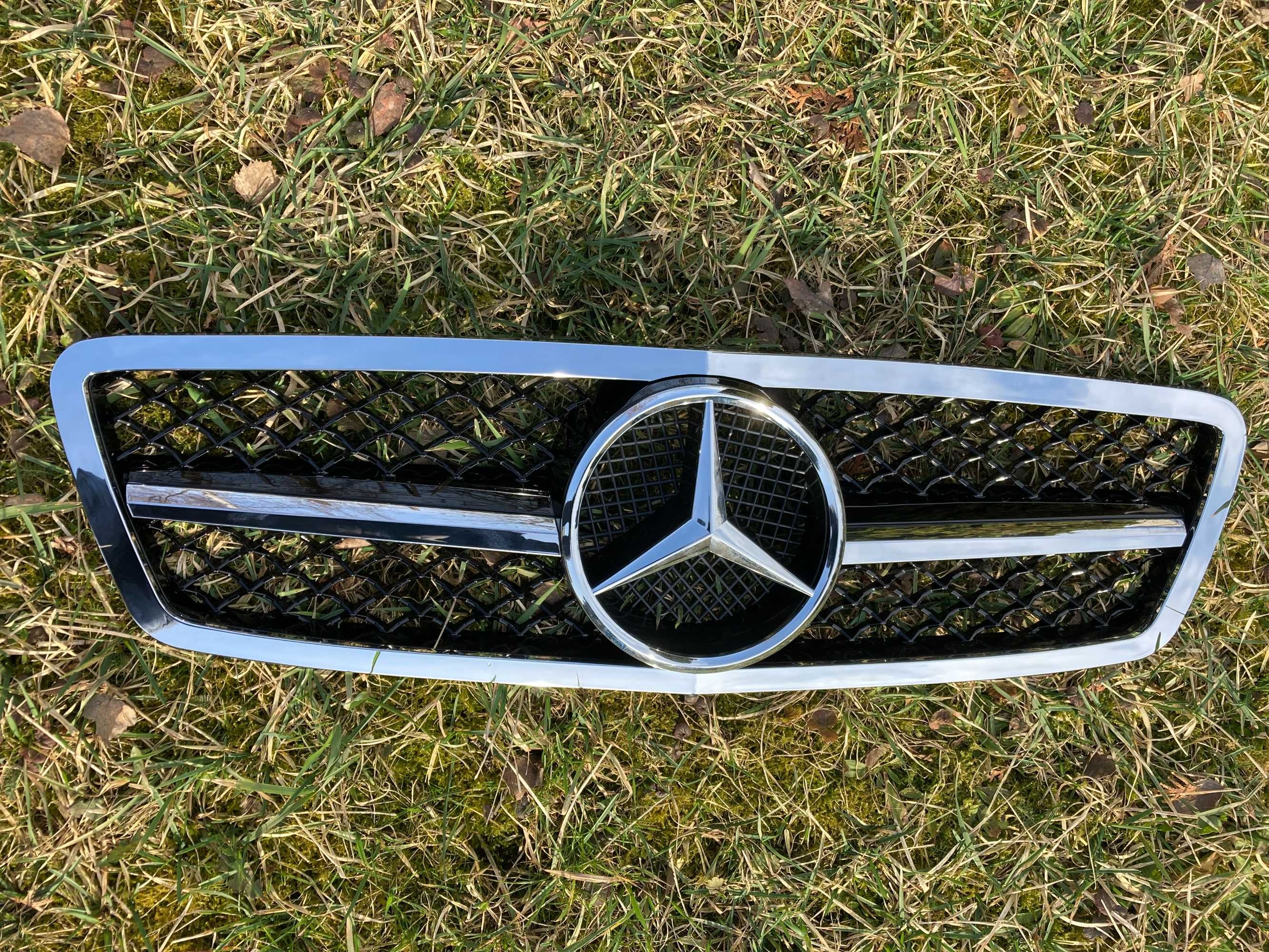 Решетка рад. AMG ст.SL BLACKChrome Mercedes-BenzC-Class W203 00-07год.