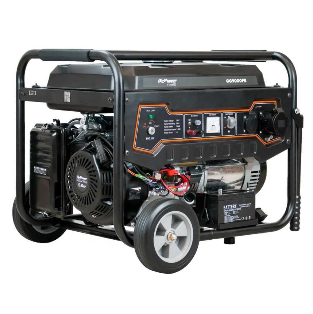 Генератор 7,5 кВт, ITC Power GG9000FE