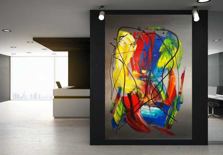 Obraz nowoczesny abstrakcja 70cm x 100cm "MY WAY"